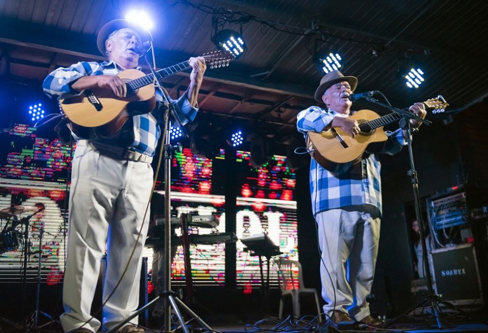Festival contou também com a presença da tradicional dupla mineira Zé Mulato e Cassiano, que atualmente reside em Brasília. Foto: Valéria Felix