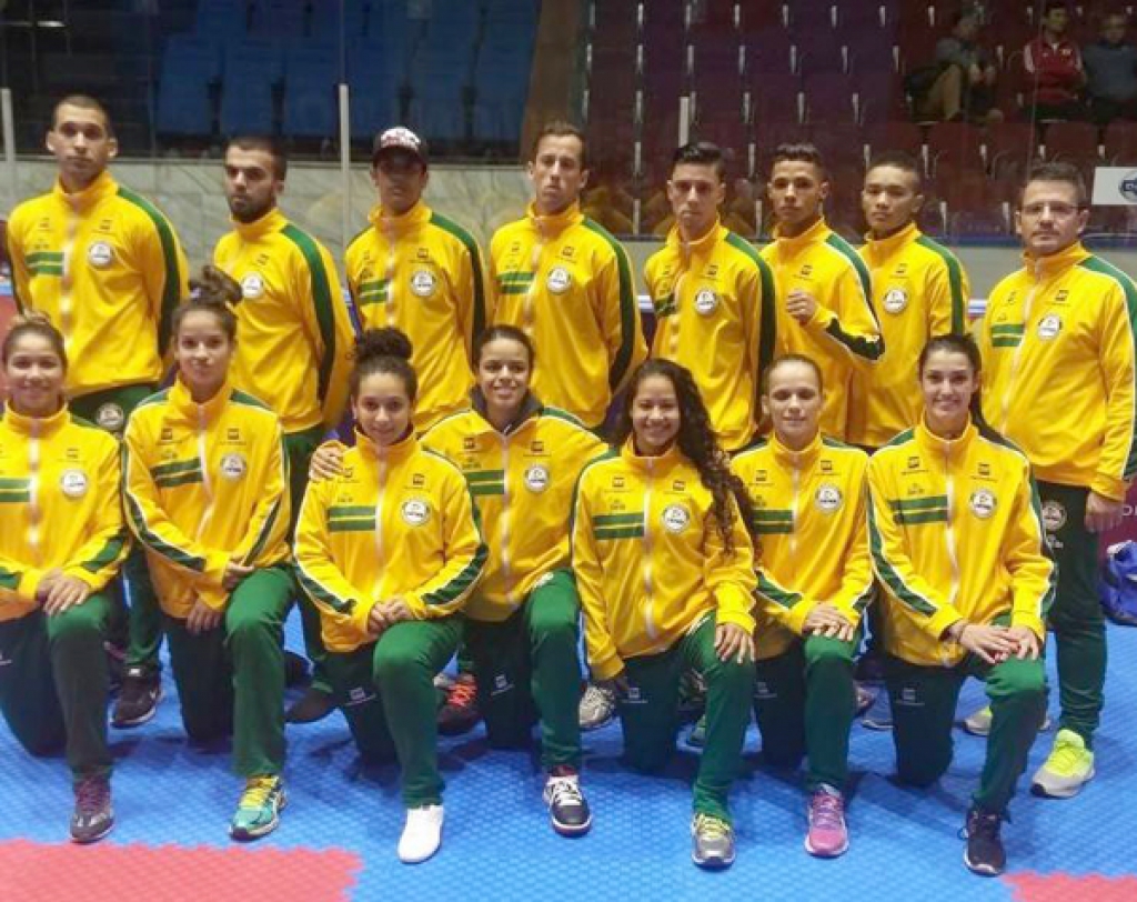 Seleção Brasileira de Taekwondo na Rússia - Foto Divulgação.