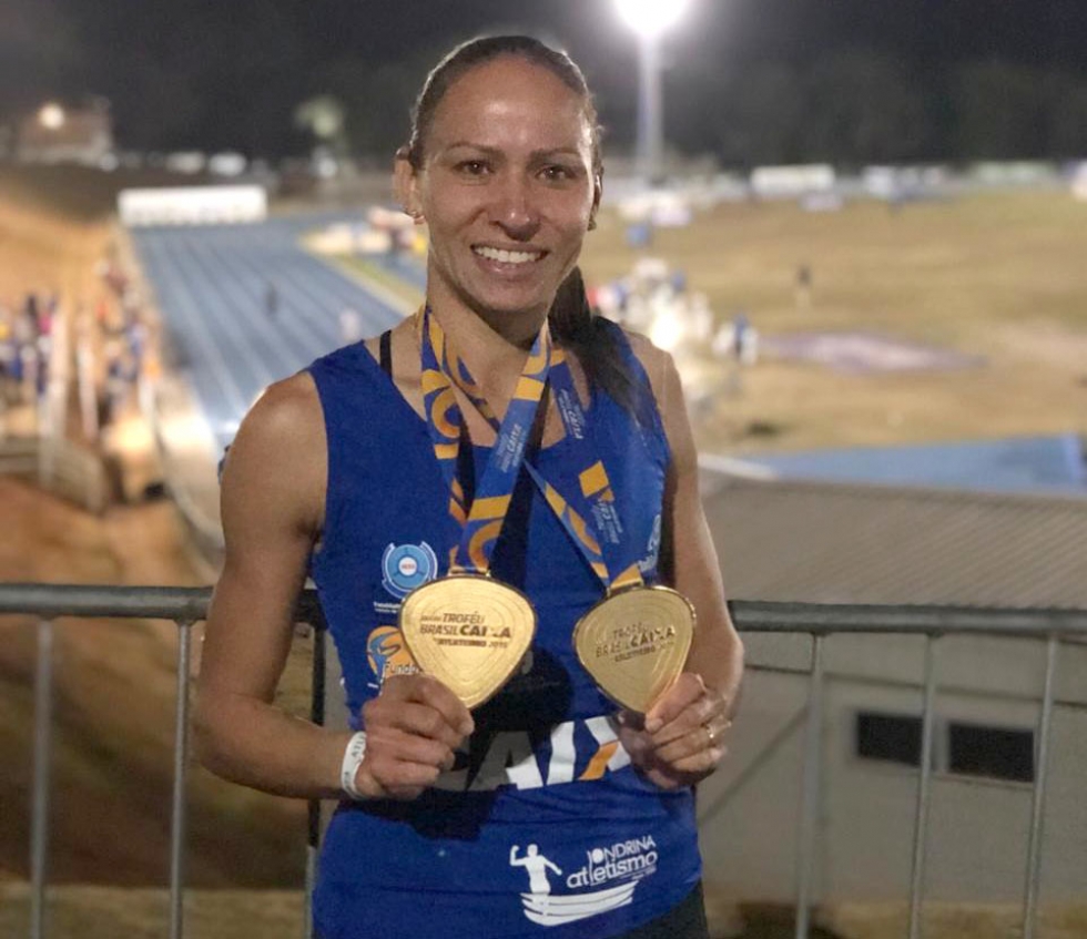 Tatiane Raquel confirmou seu favoritismo e venceu os 3000 metros com obstáculos pelo segundo ano seguido - Foto: Divulgação